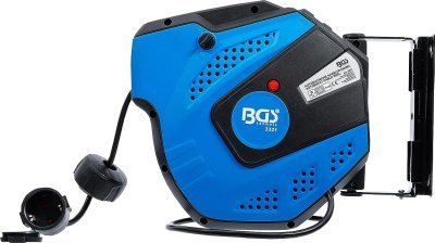 Samonavíjecí prodlužovací kabel s bubnem, 230 V, délka 15 metrů - BGS 3321