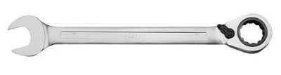 Očkoploché klíče ráčnové s přepínáním, vyhnuté 15 °, různé rozměry - 4CZech, Velikost: 19 mm