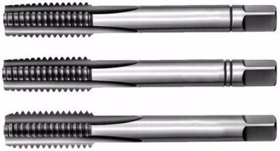 Závitníky sadové metrické NO, levý závit ČSN 22 3010, různé rozměry, 3 ks - Bučovice Tools, Velikost: 6x1 mm