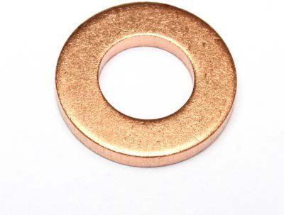 Těsnění pod vstřikovače diesel common rail, měděné, různé rozměry, Velikost: 7.1x15x1.56 mm