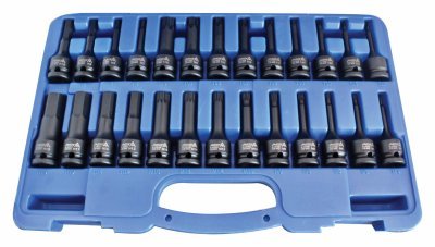 Zástrčné hlavice Imbus, TORX a XZN 1/2", úderové, sada 26 ks - ASTA