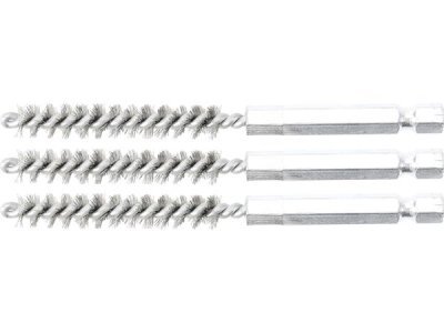 Sady kartáčů na vrtačku, různé průměry, ocelové, 3 ks - BGS technic, Velikost: 11 mm