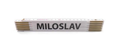 Skládací metry se jmény, 2 m, dřevěné, Jméno na metru: LIBOR