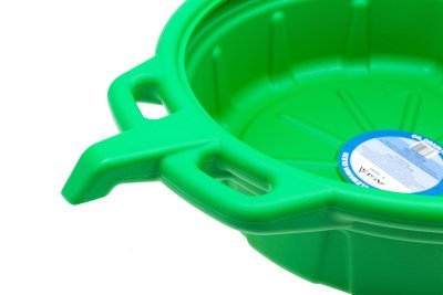 Záchytná vana na vypouštění oleje a kapalin 16 l, plastová s výlevkou, zelená - ASTA