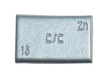 Závaží samolepící zinkové ZNC, šedý lak, různé hmotnosti, Varianta: ZNC 5 g. šedý lak. 1 ks