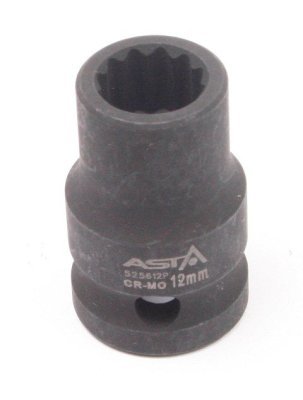 Hlavice nástrčné úderové 1/2", 12hranné, různé rozměry - ASTA, Velikost: 30 mm