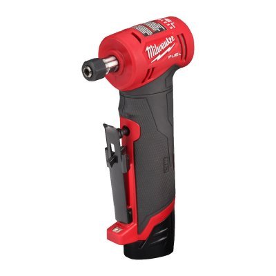Aku pravoúhlá vřetenová bruska 12 V, 2x baterie 2 a 4 Ah - Milwaukee M12 FDGA-422B FUEL