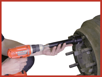 Nástavec pro čištění závitů šteftů kol 18-22 mm, s kartáčem 22 mm - Counteract SBCT22