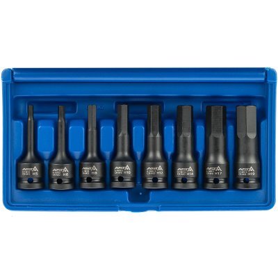Zástrčné úderové hlavice Imbus 1/2", H5 - H19, sada 8 ks - ASTA