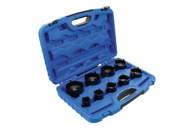 Nástrčné hlavice - klíče 1/2" a 3/4" na hřídelové KM matice KM4-KM12, sada 9 ks - BGS 8337