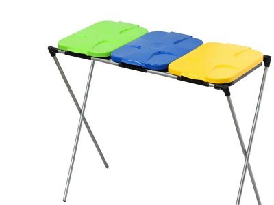 Stojan pro 3 pytle na tříděný odpad, 120 - 240 l