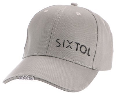 Kšiltovky s LED světlem 25 lm, nabíjeci USB, univerzální velikost - SIXTOL B-CAP, Barva: růžová