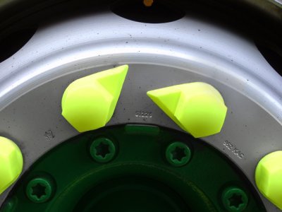 Indikátor povolení matic 32 mm dolní, pro nákladní auta a autobusy, plast - Dustite DT