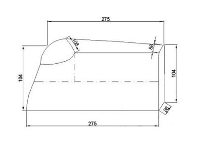 Krycí plachta na motorku XL 275 x 108 x 104 cm Premium, venkovní nepromokavá, černá