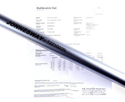 Momentový klíč 3/4" 200-1000 Nm, s certifikátem - JONNESWAY T271000N