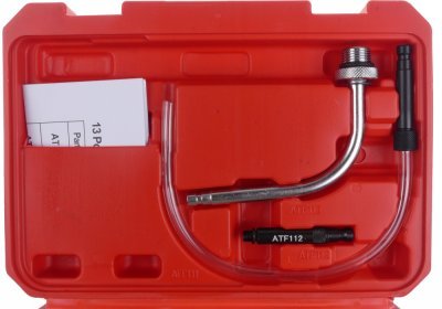 Pneumatická plnička oleje automatických převodovek ATF, s adaptéry, 8 l - QUATROS QS60642