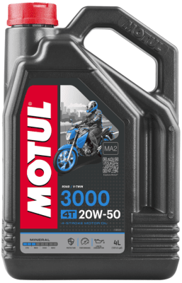 Motorový olej Motul 3000 4T 20W-50, 4L