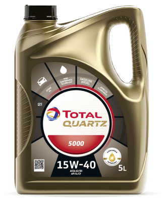 Motorový olej Total Quartz 5000 15W-40 5L