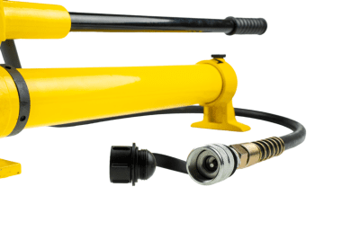 Ruční hydraulická pumpa dvourychlostní, tlak 20 bar, s tlakoměrem - HHB-700B