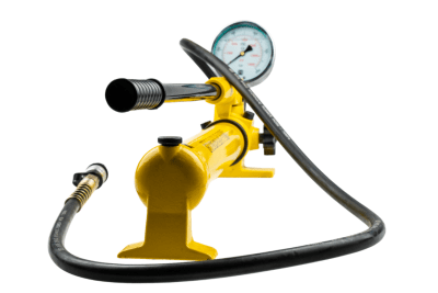 Ruční hydraulická pumpa dvourychlostní, tlak 20 bar, s tlakoměrem - HHB-700B