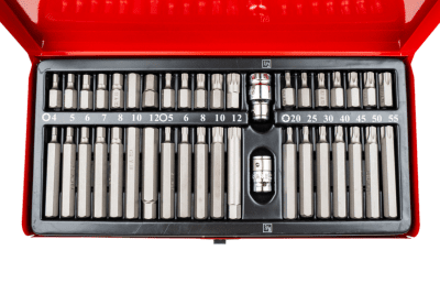Bity Imbus, TORX a XZN, sada 40 kusů, adaptéry 1/2" a 3/8" - QUATROS QS51131