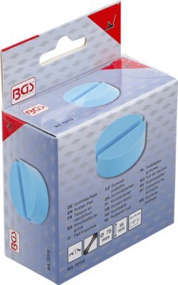 Gumová podložka zvedáku 75x35 mm, nosnost 5t, modrá barva - BGS 72112