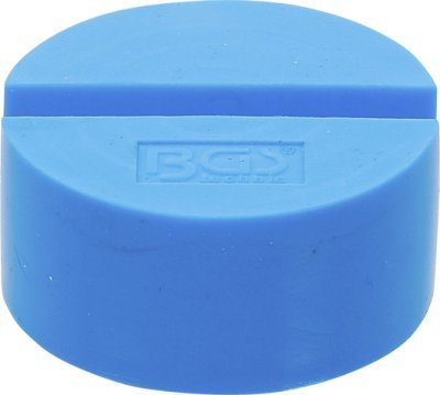 Gumová podložka zvedáku 75x35 mm, nosnost 5t, modrá barva - BGS 72112