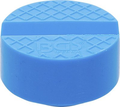 Gumová podložka zvedáku 65x29 mm, nosnost 3t, modrá barva - BGS 72108