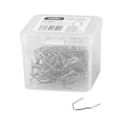 Sponka pro sváření plastů, tvar vnitřní úhel, 0,8 mm, 100 ks