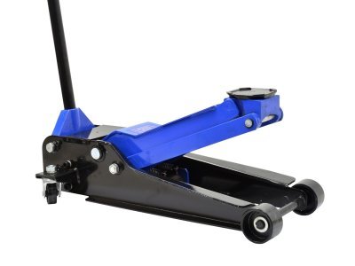 Pojízdný hydraulický zvedák 4t, nízkoprofilový, 95 - 550 mm, dvojitá pumpa - GEKO PREMIUM