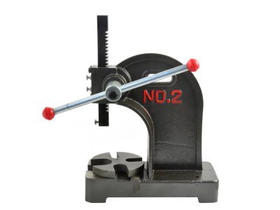 Ruční lis, pákový, mechanický, 2 tuny, pro montáž na stůl