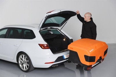 Přepravní box na tažné zařízení TowBox EVO