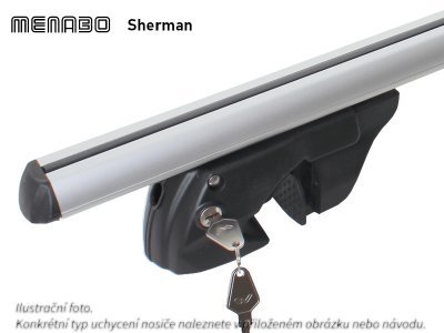 Střešní nosič Nissan Almera Tino 12/98-02/06 Van, Typ V10, Menabo Sherman