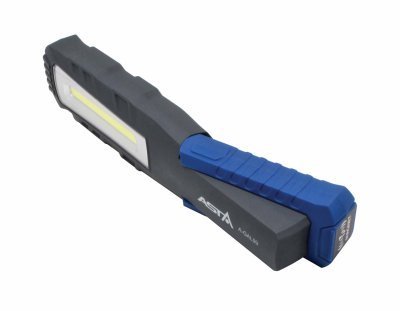 Dílenská montážní lampa, COB LED, 800 lm, nabíjecí, s magnety a háčky - ASTA