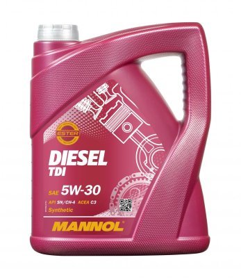 Motorový olej MANNOL Diesel TDI 5W-30, 5L