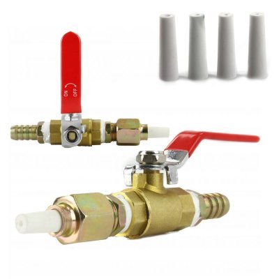 Pískovací pistole pro sifónové pískovačky, s ventilem 3/8", 4 trysky