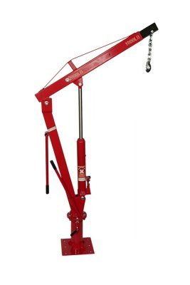 Dílenský jeřáb, hydraulický, otočný, skládací, nosnost 1t