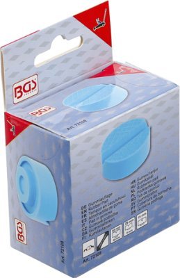 Gumová podložka zvedáku 65x29 mm, nosnost 3t, modrá barva - BGS 72108