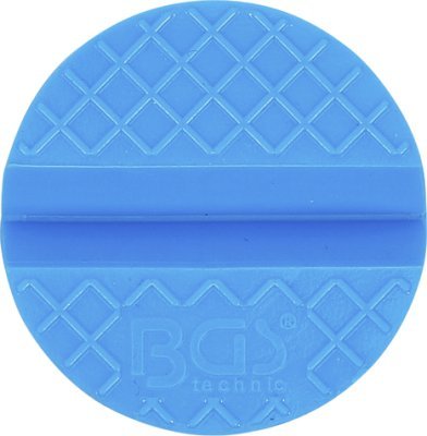 Gumová podložka zvedáku 65x29 mm, nosnost 3t, modrá barva - BGS 72108