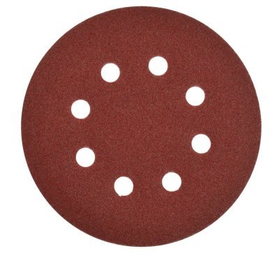 Brusné papírové kotouče, smirek, průměr 125mm, 8 otvorů, různé hrubosti a velikosti balení, Počet kusů: 50ks,Zrnitost: P60