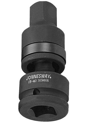 Klouby kulové, úderové, pro rázové utahováky, různé rozměry - JONNESWAY, Velikost čtyřhranu: 1/2"