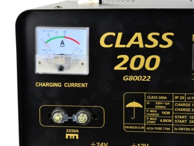 Nabíječka autobaterií a startovací zdroj 12/24V, 200A CLASS 200