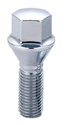 Diskové šrouby - kužel, různé rozměry, leštěné a chromované, pozinkované - Ferdus, Varianta: M14x1.5. kužel 60 stupňů. délka závitu 29 mm. šestihran 17