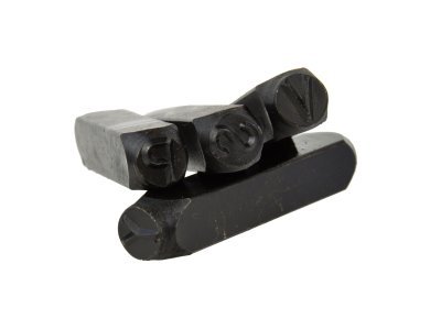 Razicí matrice písmen - raznice, různé velikosti, sada 27 kusů - GEKO, Velikost: 10 mm