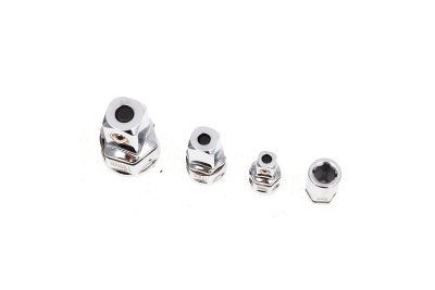 Adaptéry pro ráčnové klíče, čtyřhrany 1/4", 3/8", 1/2" a bity, 4 ks - JONNESWAY W45316S-AD