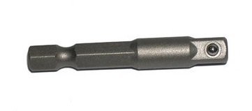 Prodloužení - adaptéry pro hlavice, 6hran 1/4" x 4hran 1/4", různé délky - JONNESWAY, Délka: 50 mm