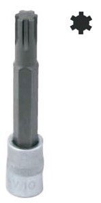 Zástrčné hlavice RIBE, 1/2", velikosti M6-M14, délka 55 mm - JONNESWAY, Velikost: M13