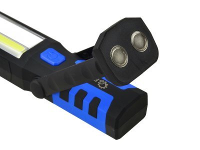 Dílenská LED svítilna, lampa s akumulátorem 230/12V