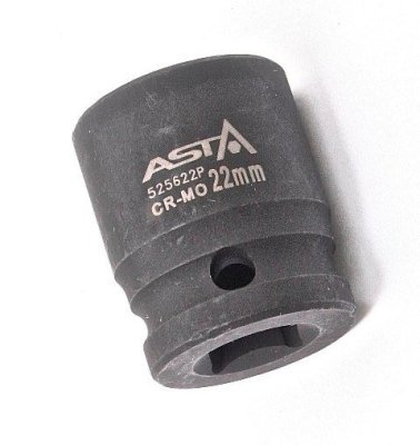 Hlavice nástrčné úderové 1/2", 12hranné, různé rozměry - ASTA, Velikost: 30 mm