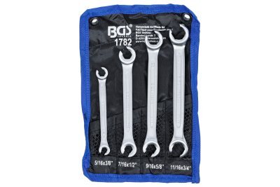 Sada klíčů na převlečné matice, palcové 4ks - BGS 1782